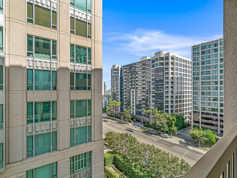 View balcony on city side - the Kimpton Palomar is directly across the street