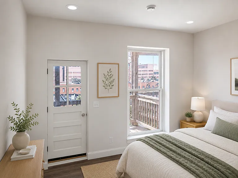 AI Staged Bedroom