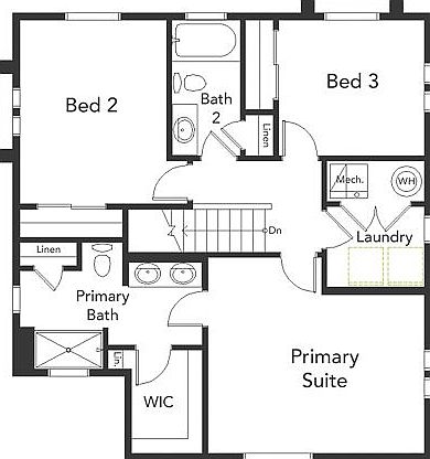 Second Floor Layout Floorplan