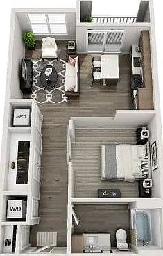 Weston Corners_S2_Studio1B_703-730sf_Floorplans Weston Corners_S2_Studio1B_703-730sf_Floorplans