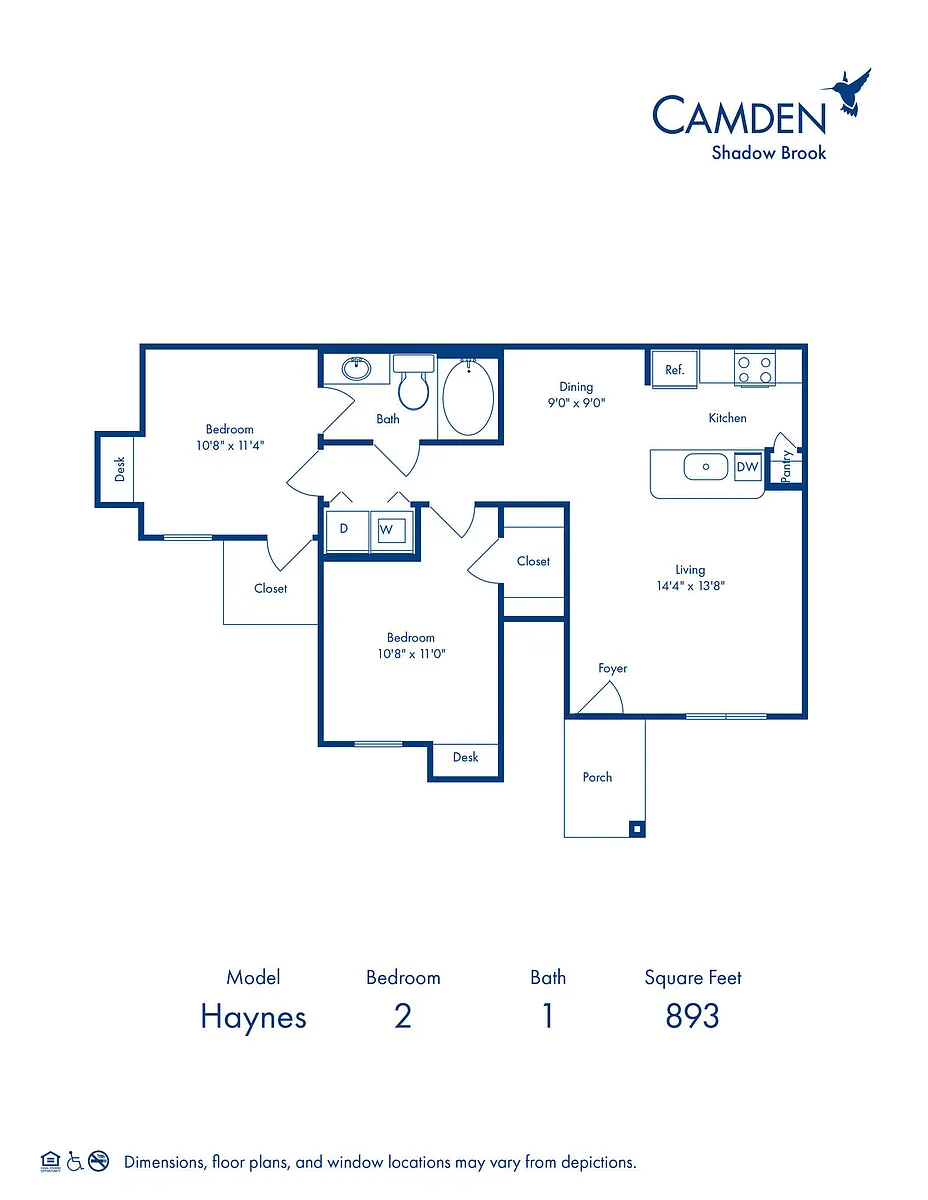 Floor plan Haynes