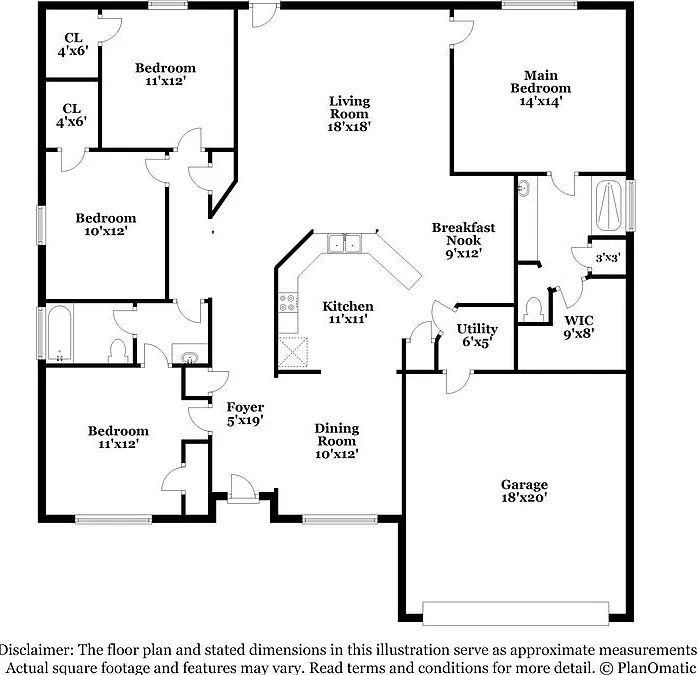 4 bed, 2.0 bath, 1948 sqft, $2,035 — Photo 2