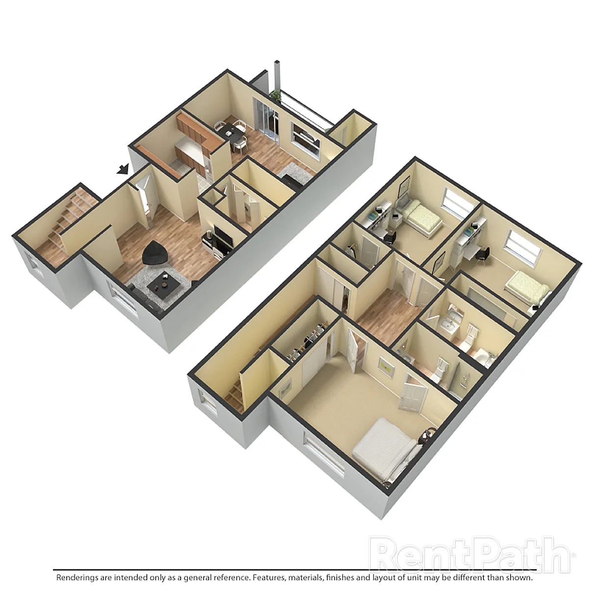 Floor plan 2 Bedroom