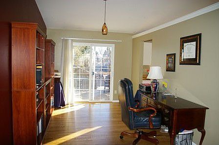 Dining room being used as an office