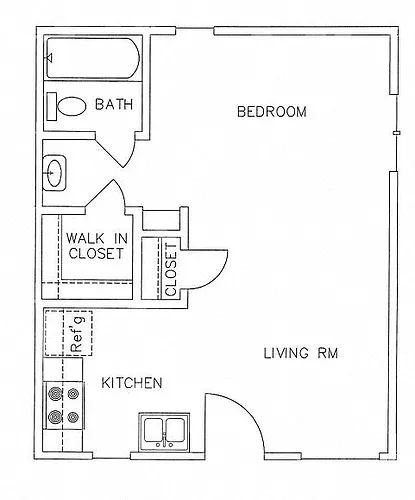 Floor plan E1 - 2207