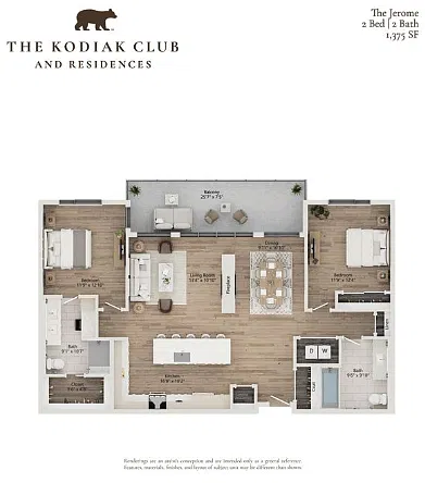 Floor plan The Jerome