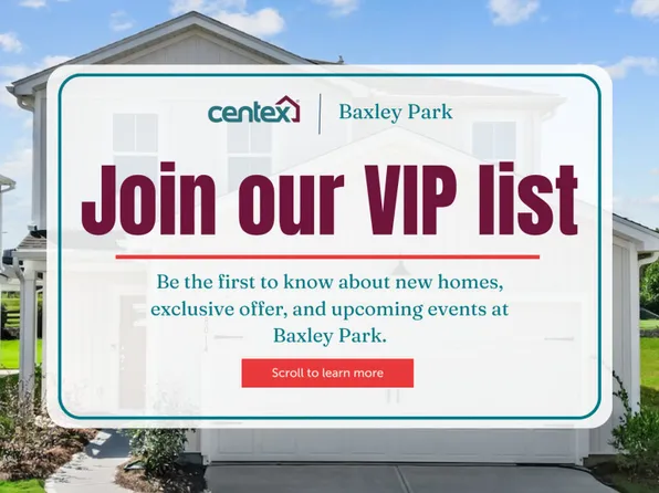 Homes Available Soon, Baxley Park