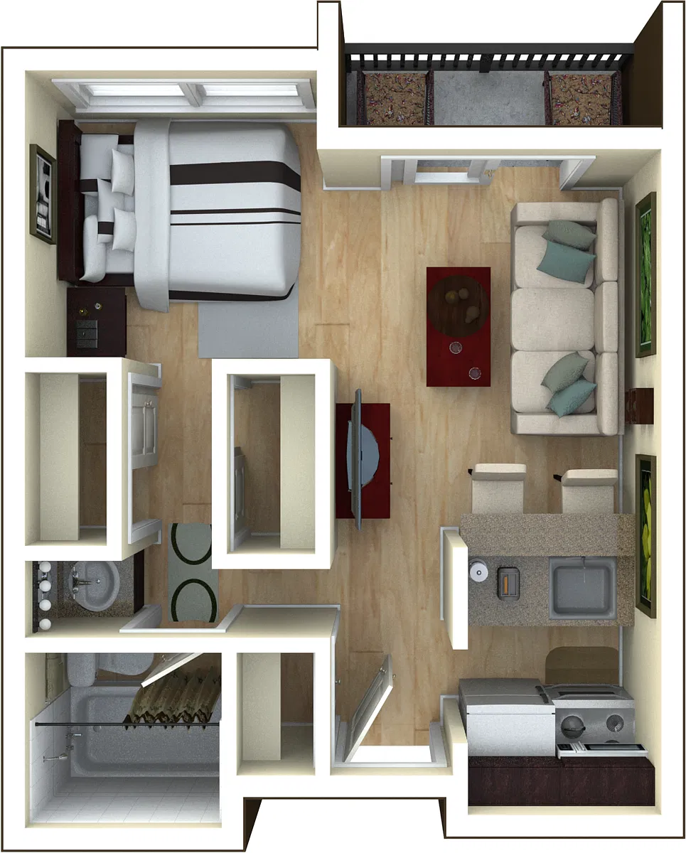 Floor plan Studio