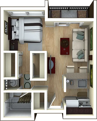 Floor plan Studio