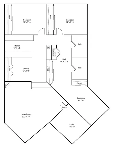 Floor plan Willow