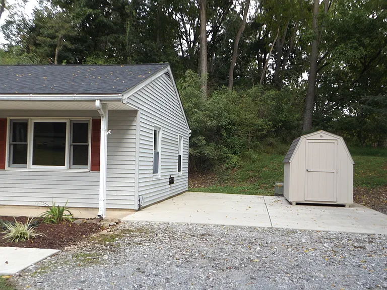 Patio and Shed