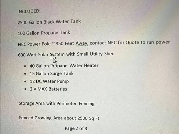 List of What's Included pg 2