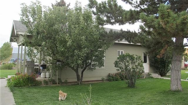 East side of house