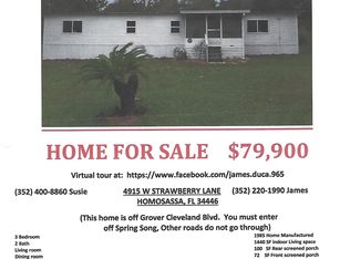 4915 W Strawberry Ln, Homosassa, FL 34446