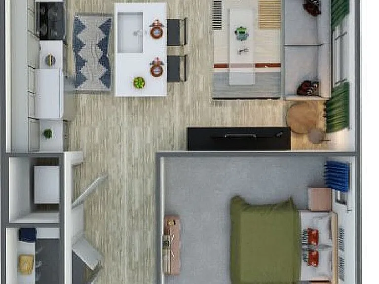A2B - One Bedroom A2B - One Bedroom
