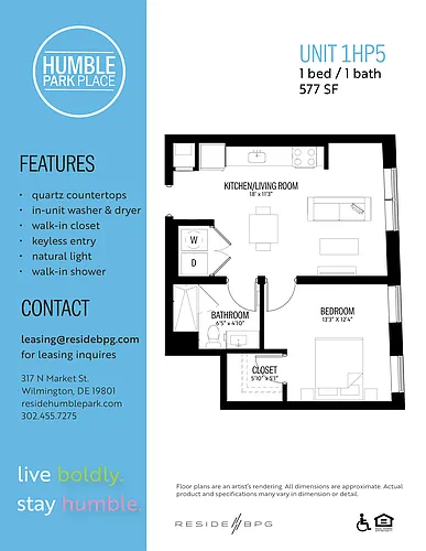 Floor plan 1HP5
