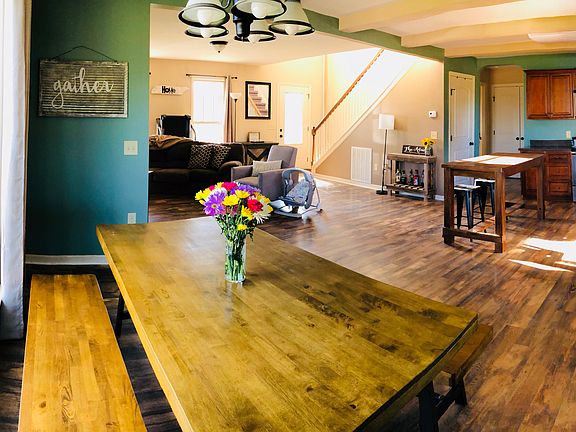 Open Dining Kitchen & Living