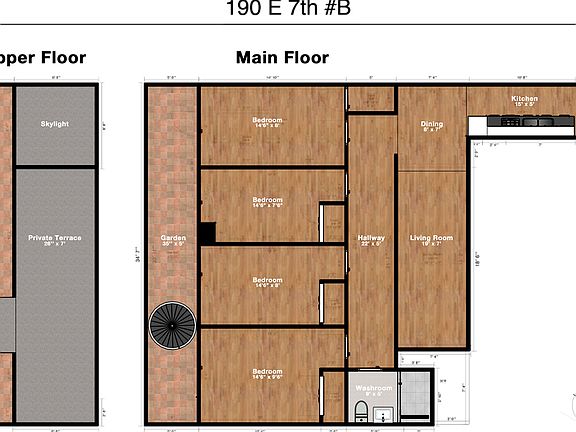 3rd image of 190 E 7th St APT B