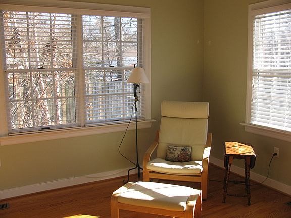 Cheerful and sunny sunroom.