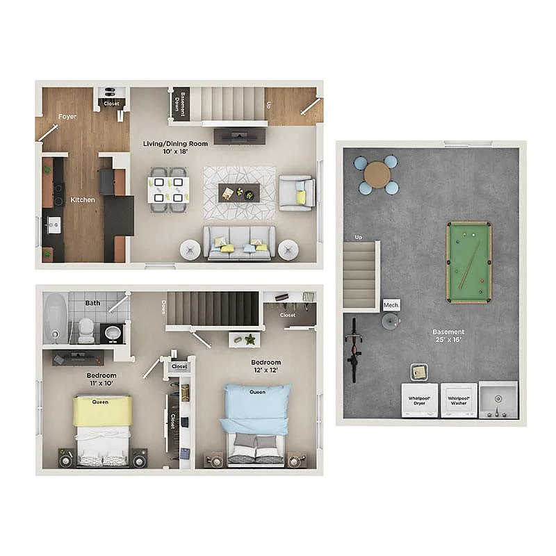 Floor plan 2 Bedroom