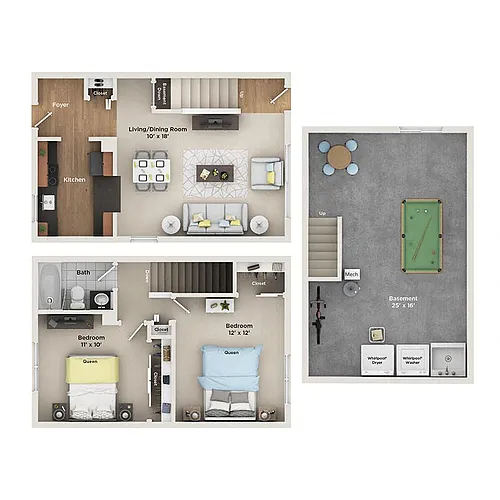 Floor plan 2 Bedroom