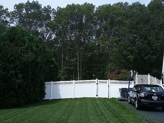 New Vinyl Fence  