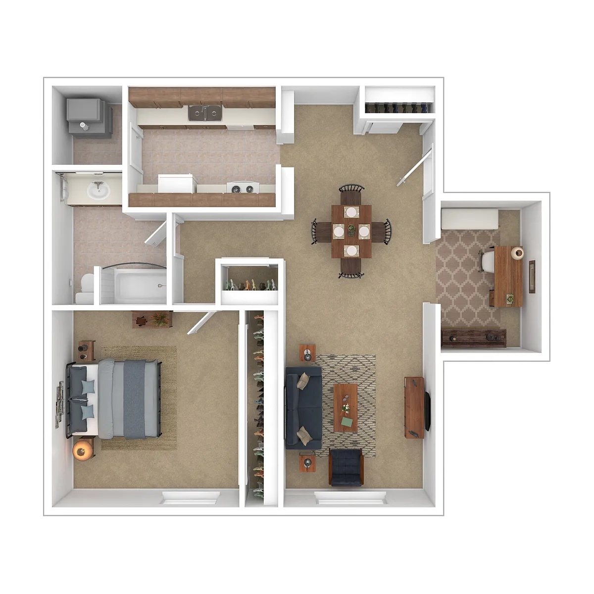 Floor plan The Cottonwood