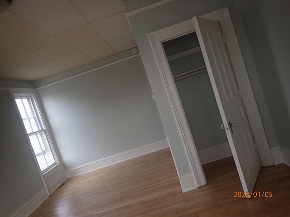 living rooom....newly painted and refinished hardwood floors.
