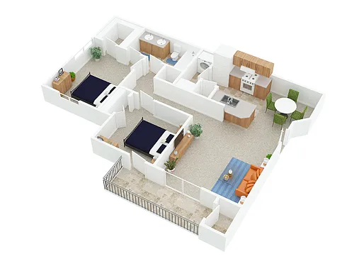 Floor plan The Magnolia