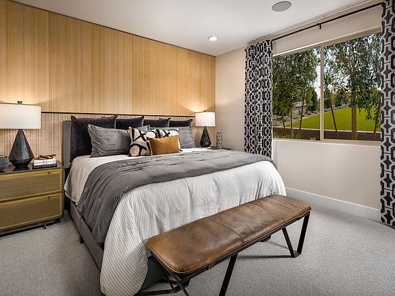 Evia Primary Bed - Model Home