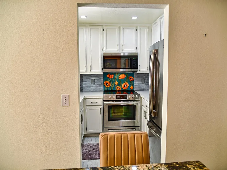 Kitchen view from dining area