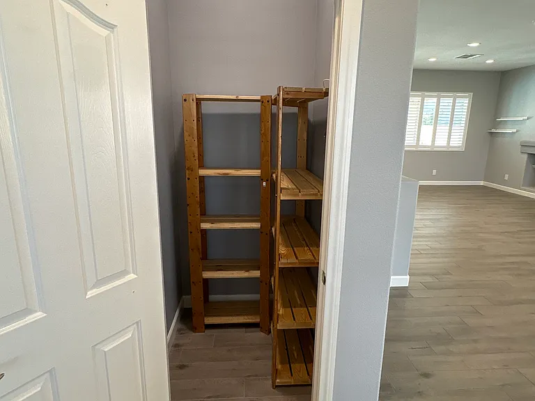 Pantry between kitchen & dining room