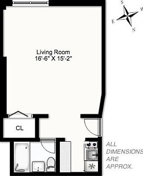 2nd image of 32 W 72nd St APT 2C