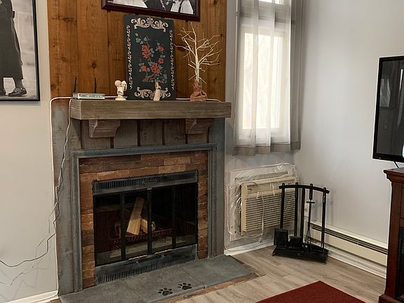 Newly remodeled fireplace