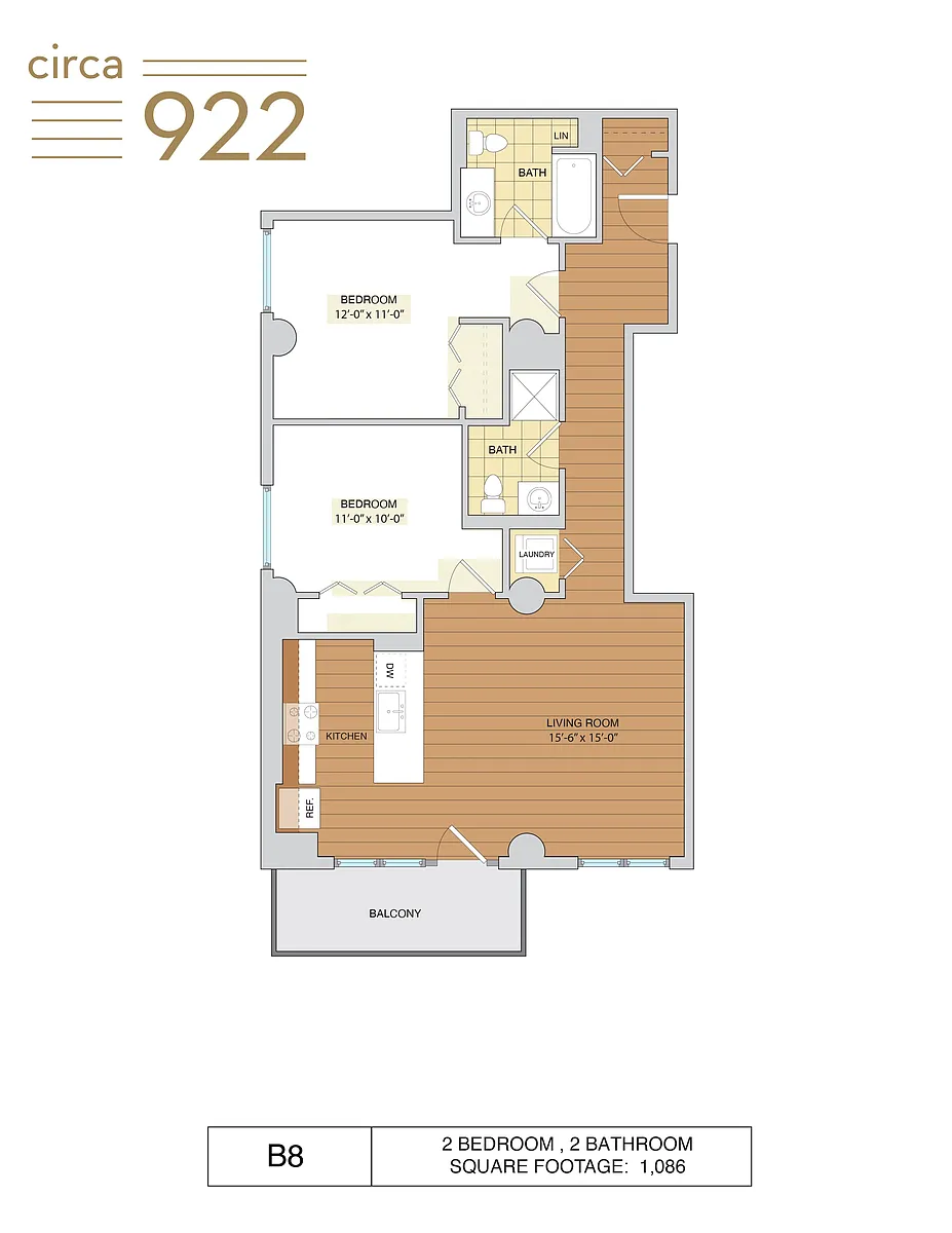 Floor plan B8