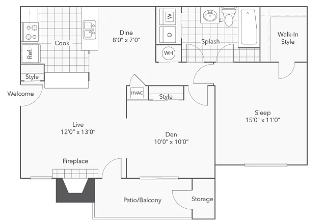 Floor plan Albany
