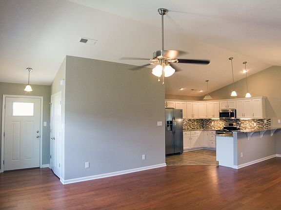 Looking at front door