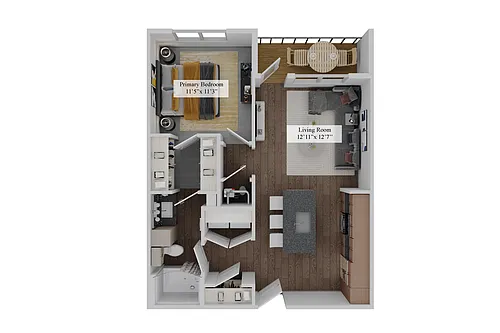 Floor plan The Copperline - A1A
