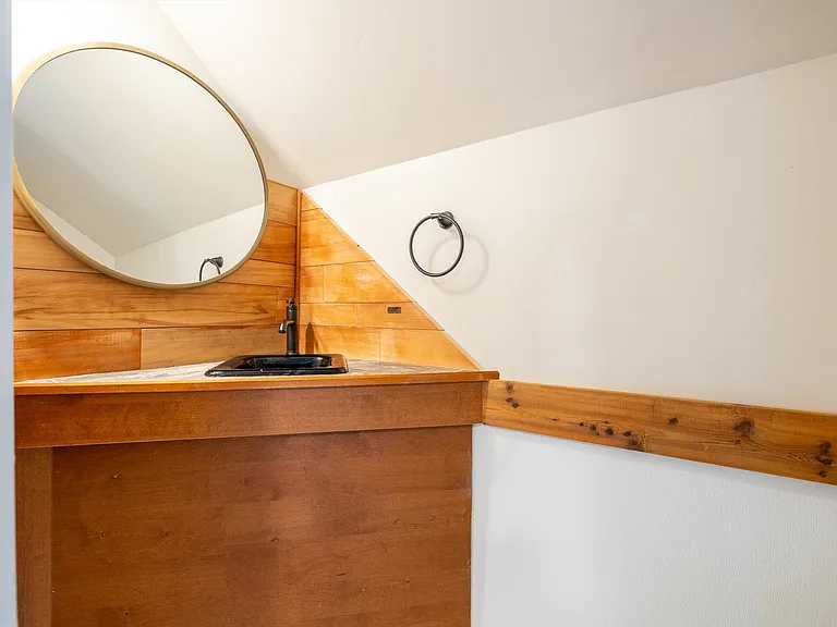 Upstairs half bathroom