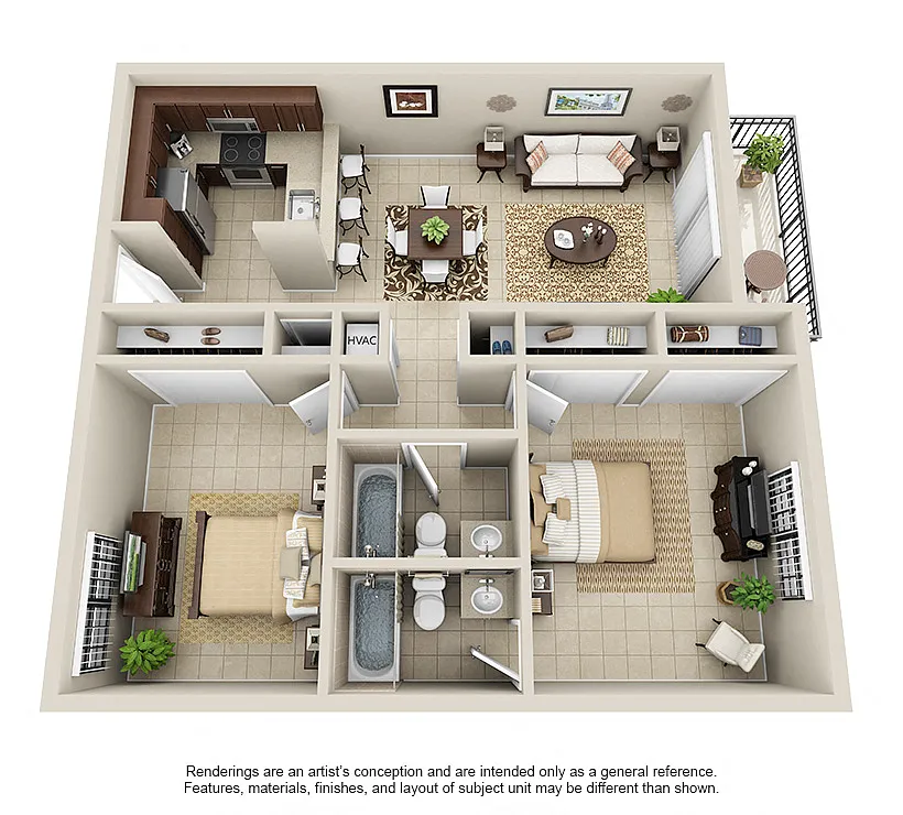 Floor plan PH2 Reno - B