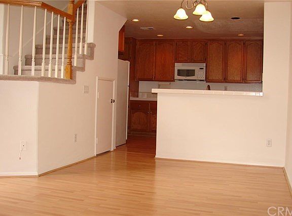 View of kitchen from family room
