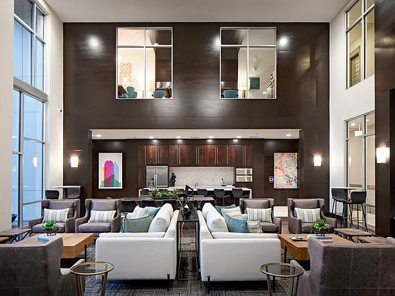 Resident clubhouse with demonstration kitchen