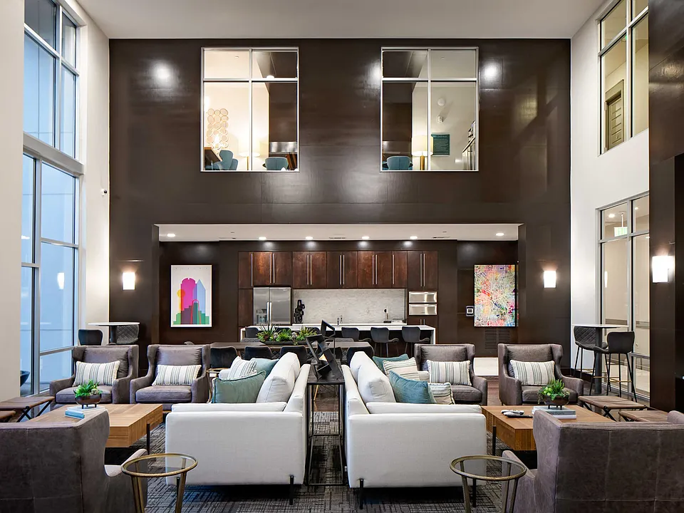 Resident clubhouse with demonstration kitchen