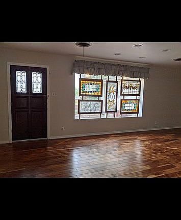 Bay window living room