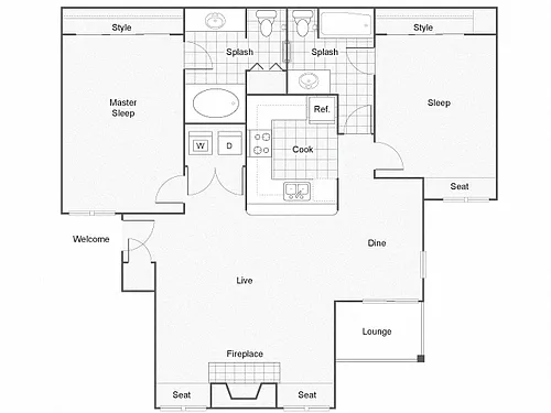 Floor plan Coral