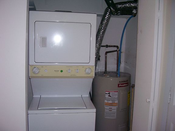 Washer and Dryer Closet