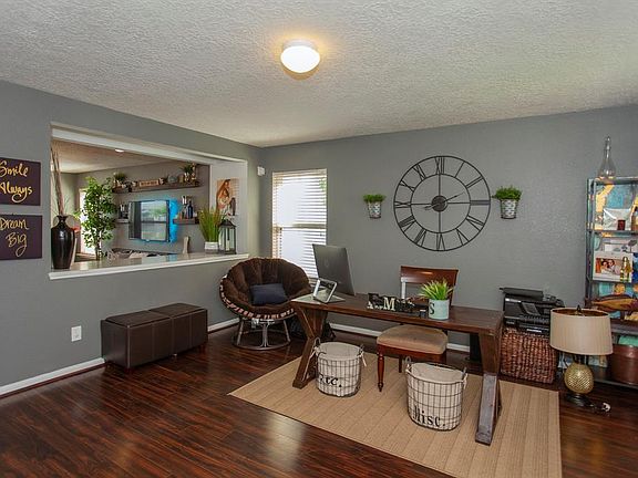 The flexible space opens to the main living area...