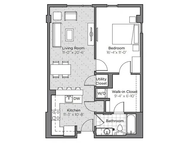 Floor plan The Montgomery