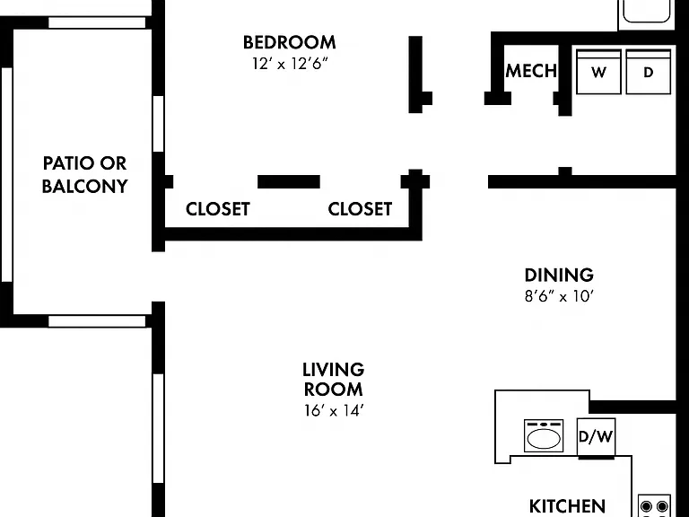 Falls Creek Apartments and Townhomes — Photo 26