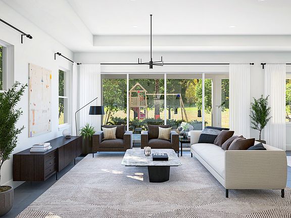 Great room with natural light